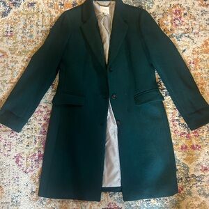 J. Crew Dark Green Trench Coat